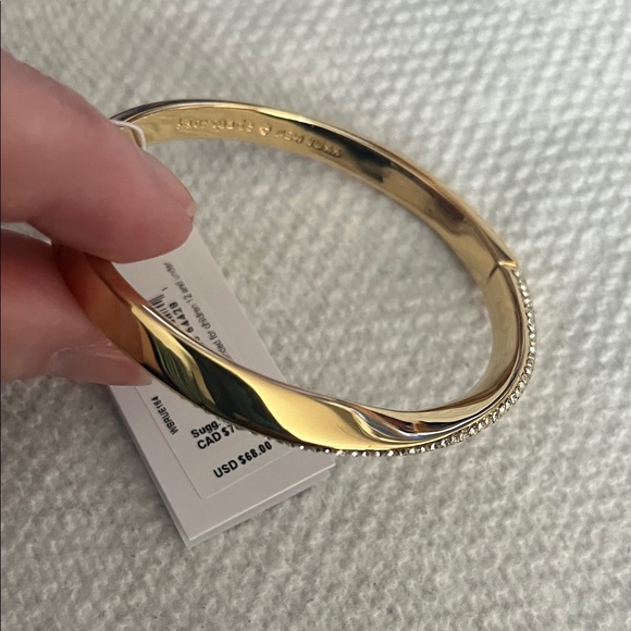 Kate Spade Gold Bracelet with Crystal Accents - Picture 10 of 13